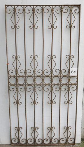 Wrought iron panel